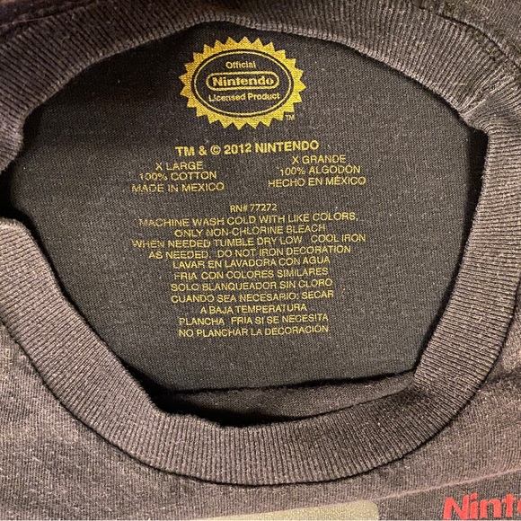 Nintendo addicted gamer tee - Picture 2 of 3